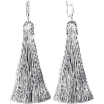 

Esthete earrings with 2 without inserts of silver