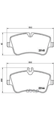 Колодки Тормозные Передние Brembo P50046 Brembo арт. P50046