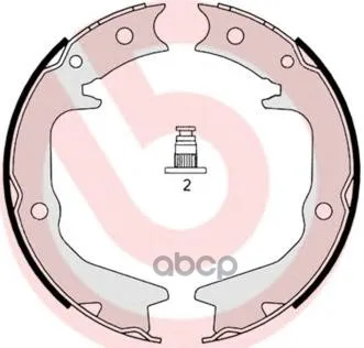 Колодки Ст.Тормоза Mitsubishi Lancer 01/Outlander 03/Galant 9603 Brembo S54519 Brembo арт. S54519