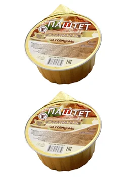 

Pate "hunting" from beef 70 gr., 2 PCs