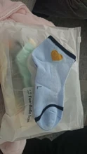 Calcetines de algodón suave para niños y niñas, medias deportivas de dibujos animados para la escuela, con bonito oso a rayas de encaje, de 1 a 10 años, 5 pares