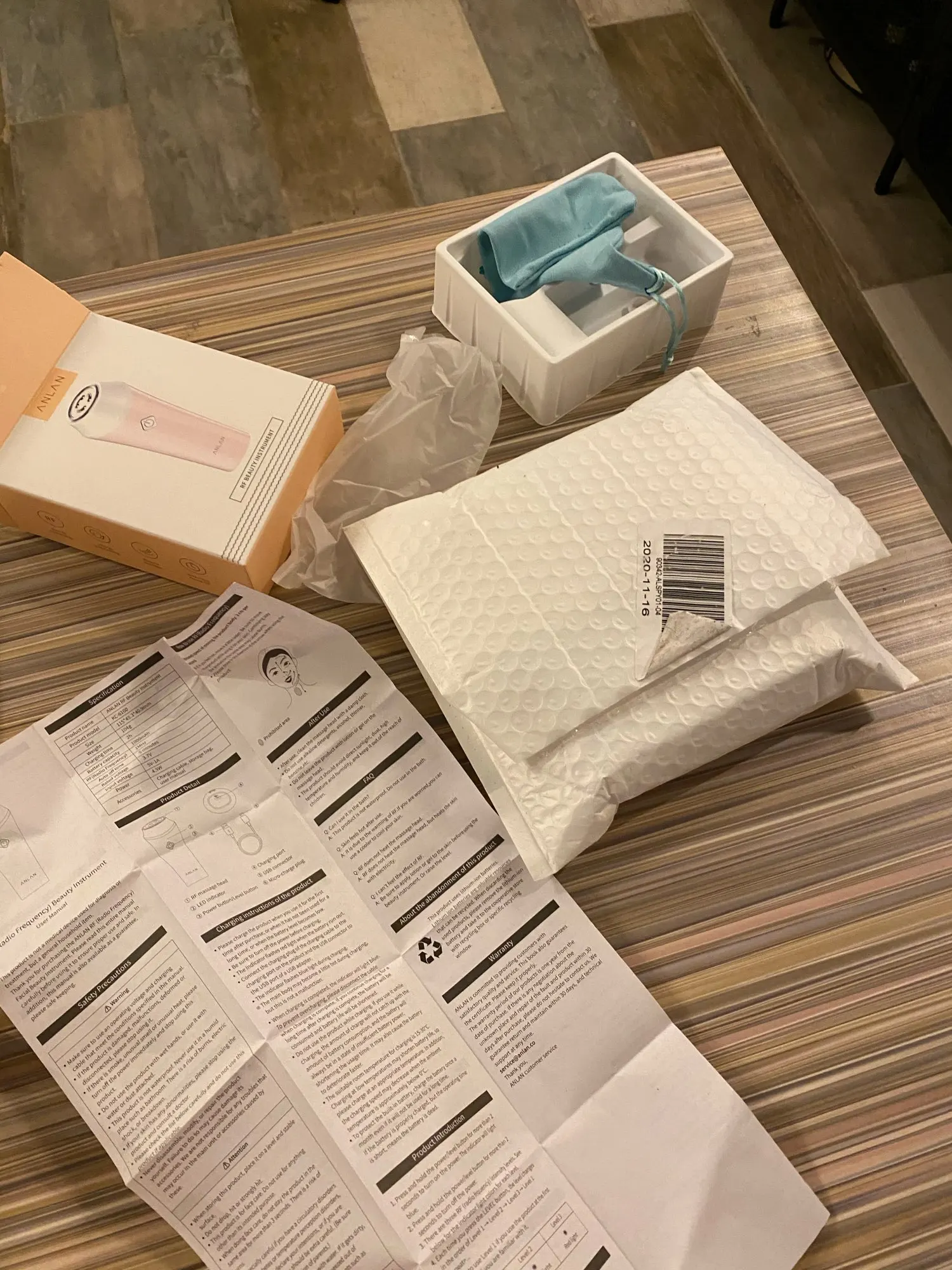 Отзыв о товаре ANLAN rf лифтинг аппарат массажер для лица микротоки для лица рф лифтинг аппарат RF Устройство для красоты RF лифтинг для лица радиочастотная мезотерапия для лица омоложение кожи лифтинг укрепляющее удаление морщин от пользователя M***v