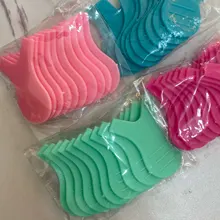 10 P/Pack reutilizables de plástico de cepillo de pestañas limpio Y forma injertado las pestañas cepillos mujeres maquillaje pincel para Mascara herramientas envío gratis