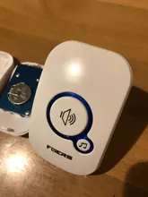 Timbre de puerta inalámbrico FUERS M557, 433Mhz, para hogar, bienvenida, 150M de largo, 32 canciones