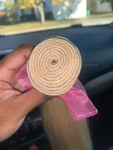 Vallbest-mechones de cabello liso 613 rubio con cierre, extensiones de cabello humano mechones malasio con cierre de encaje, pelo Remy para bebé