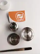ICafilas-cápsulas reutilizables de café rellenables, compatibles con Nespresso, Inissia, capsula, nespresso, reutilizable