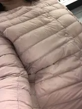 Chaqueta ultraligera para mujer, Parka portátil de tela mate, informal, plumón de pato, cálida, ligera