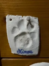 Kit de impresión de arcilla con huella de bebé, almohadilla de tinta de mano suave para padres e hijos, con memoria de huella dactilar de 30g, 1 unidad