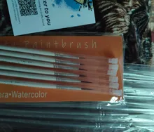 9 Uds pelo de comadreja de libro de línea cepillo pintura óleo Guache pintura línea de gancho pluma durable de plata fina de pluma de arte