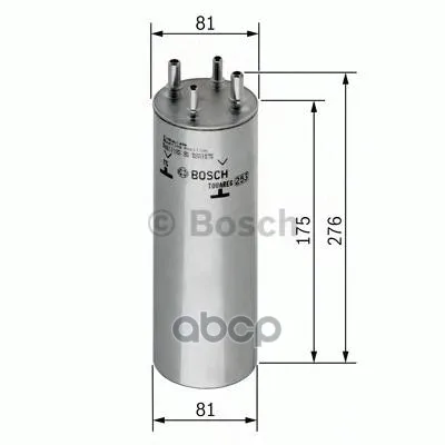 Фильтр Топливный Vw: Multivan V 03-, Touareg 02-10, Transporter V 03-, Transporter V Фургон 03- Bosch арт. 0450906467