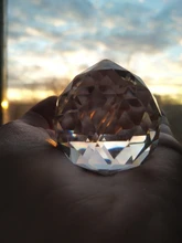 Glass-Ball Chandeliers Shinning-Prism Crystals Suncatcher Clear For-Sale 30mm/40mm 1piece