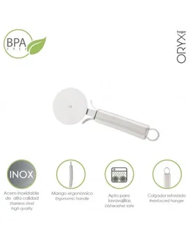 

Stainless Steel Pizza cutter 7x20 (Lxwxt) cm.