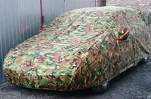Kayme cubierta para coche portadas de coche de camuflaje al aire libre de protección solar a prueba de agua reflector polvo lluvia nieve protectora suv sedán completo