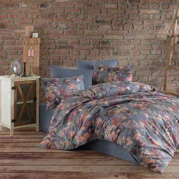 

Cotton Touch Ranforce Fall Gray Double Personality Duvet Cover 200x220 cm Simple Bedding Set With Pillowcase Duvet Cover Sets