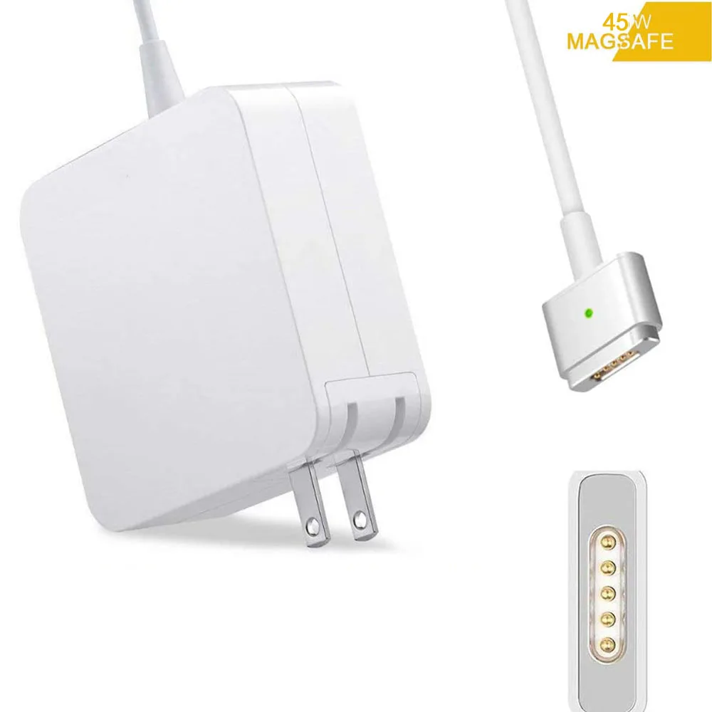 

Replacement Macbook Air Charger 45W MagSafe 2 Power Adapter Magnetic T-Tip Charger for Mac Book Air 11inch 13inch After Mid 2012