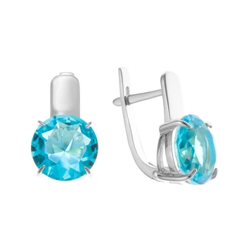 

Earrings made of silver with cubic zirconia