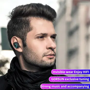 

Wireless Bluetooth Earphone 9D Stereo Bass Wireless Headphone Handsfree Call Headset Sports Waterproof Earbuds With 2000mAh Case
