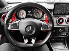 Paleta de extensión de cambios para volante de coche Mercedes Benz, etiqueta de goma DSG para modelos AMG, A45, C63, CLA45 y para GLA, CLS, GLS, W205 y W213