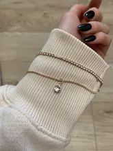 Letepi-tobilleras de abalorios bohemios para mujer, tobillera de circonia cúbica Bohemia, pulsera para tobillo, joyas para tobillera 2020