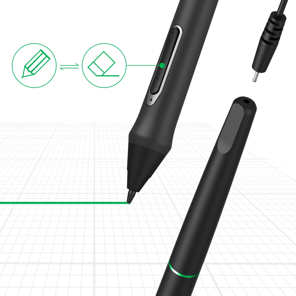 Графический планшет XP Pen новый P55C вместо PN02 Мощность стилус 2048 уровня Давление
