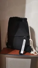 De lona mochila escuela con cordón gimnasio lona bolsa lona Almacenamiento de paquete mochila bolsa mochila para el colegio paquete para adolescente