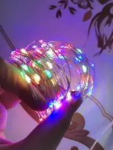 Light-String Decoration Garland Courtyard-Lamp Christmas-Lights Fairy LED Bedroom Garden