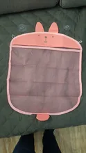 Baño juguetes para niños y bebés ordenado de almacenamiento de bolsa de ventosa baño bañera muñeca colgando bolsa baño cesta de juguete bolsa de red de almacenaje juguete de agua