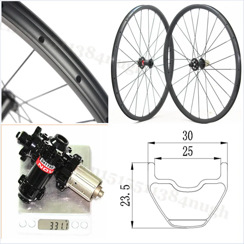 

29ER Carbon Fiber Mountain Bike Wheels 23mm Depth 30mm Width MTB XC Wheelset Mountain Bicycle 29 Rims