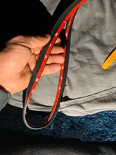 Junta ventanilla del coche tira en forma de V tira de sellado de ventana lateral de coche relleno de ventana lateral de goma automático aislamiento acústico burlete sellador