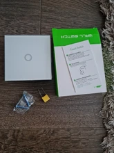 Wall-Light Glass-Panel Crystal Touch-Screen White Ac110-220v Standard Szaoju EU 1set