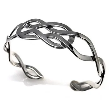 

Bangle 925 Sterling silver m smooth openwork [AB4501]