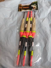 FTK Barguzinsky abeto de luz en la oscuridad 5 unids/lote pesca Float longitud 19-23cm flotador peso 2g-g 6 para la pesca de la carpa