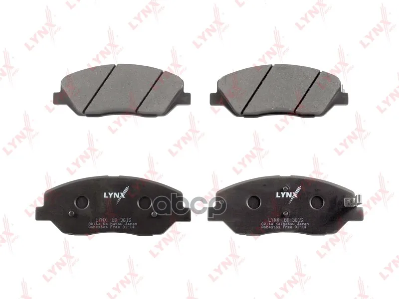 Колодки Тормозные Дисковые Lynxauto Bd3615 LYNXauto арт. BD3615