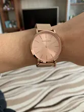 La Rosa Oro 1 Set pulsera reloj del cuarzo de Japón creativo diseño impermeable de malla de acero inoxidable relojes reloj femenino