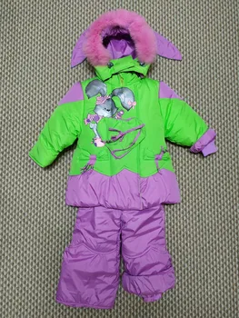 

185-c light green set for girl bunny Lemming (80-128) (116)