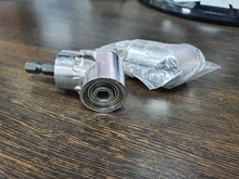Adaptador de brocas de ángulo magnético, 1/4 pulgadas, destornillador, mandriles y llaves inglesas, adaptador de taladro de ángulo ajustable de 105 grados