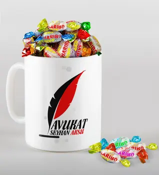 

Personalized Attorney Mug and Haribo Candy Gift Seti-8