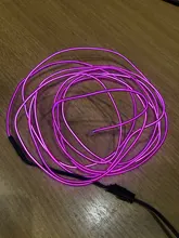 Tape Rope-Tube Shoes Neon-Light Car-Decor El-Wire Aa-Controller Waterproof Led Flexible