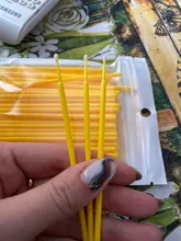 Eyelash-Brushes Extension-Accessories Removing-Lash Cotton-Swab Disposable Micro 100pcs/Bag