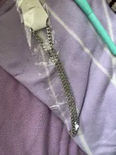 1 pieza de ancho 3mm/4,5mm/5mm/6mm/7mm/7,5mm acera Eslabón cubano collar de cadena para hombres mujeres Punk básico de cadena de acero inoxidable collares