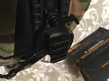 Auriculares tácticos con adaptador de riel para casco, audífonos militares con anclaje rápido, accesorios de comunicación para Airsoft