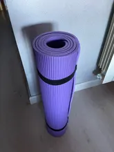 Estera de Fitness grande de 185cm para hombre principiante, esterilla de Yoga y de ejercicio para gimnasio, tapete antideslizante con bolsa