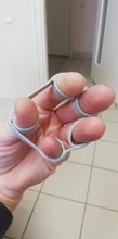 Pinza de mano de silicona expansor de dedo, ejercitador de fuerza de muñeca, bandas de resistencia del deportista para Fitness