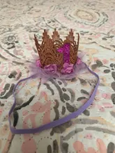 Tiara de cumpleaños para niñas recién nacidas, diadema de princesa de encaje de flores, regalos de cumpleaños