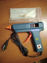 Pistola de pegamento de fusión en caliente de 150W, con Control de temperatura para el hogar, manualidades, fabricación Industrial, uso de barras de pegamento de 11mm, boquilla de cobre puro