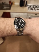 REGINALD-reloj con bisel giratorio para hombre, Miyota Movt 2115, japonés, relojes de cuarzo de acero inoxidable, masculino