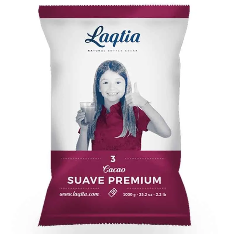 Premium soft cocoa powder Q13 (1kg bag) Laqtia afbeelding