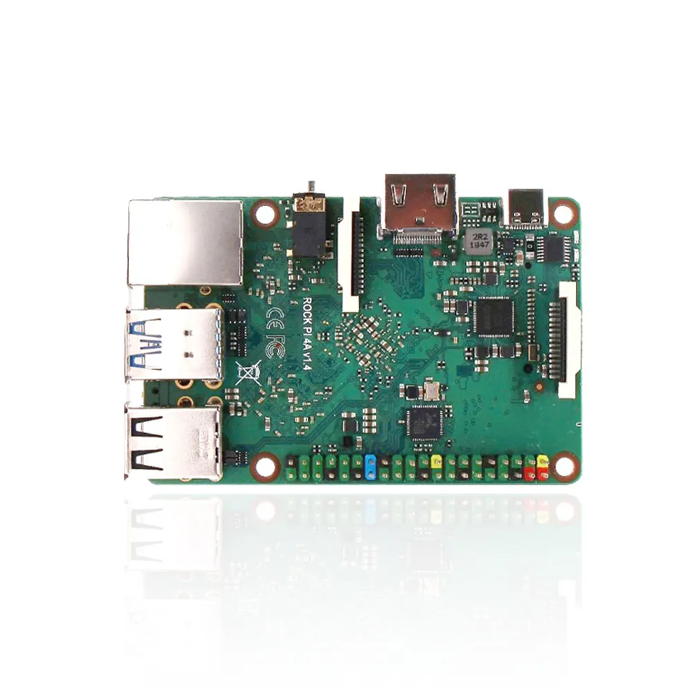 Rockpi 4A V1.4 Rockchip RK3399 ARM Cortex шестиядерный SBC/одноплатный компьютер совместимый с