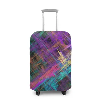 

Suitcase cover 3D abstract