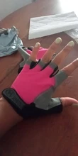 Guantes antideslizantes para ciclismo para hombre y mujer, de medio dedo, transpirables, para deportes de choque, para bicicleta